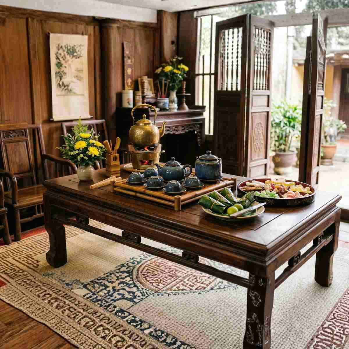 Cách Trang Trí Bàn Trà Phòng Khách Đẹp, Không Rối Mắt