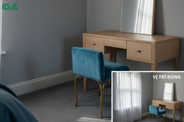 phong thủy bàn trang điểm