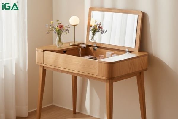 bàn trang điểm gấp gọn