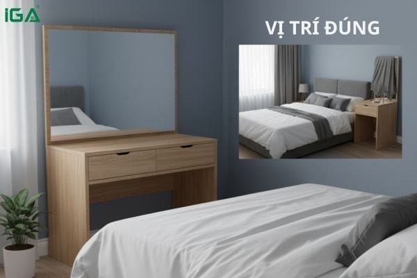 phong thủy bàn trang điểm