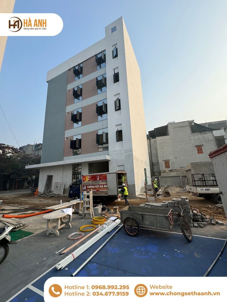 Chống sét trực tiếp ngân hàng Công Thương tại kho lưu trữ – thi công đạt chuẩn an toàn