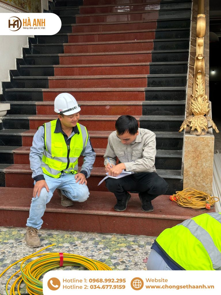 Tiếp địa an toàn điện cho Bệnh viện Nội tiết tại TP. Thái Bình