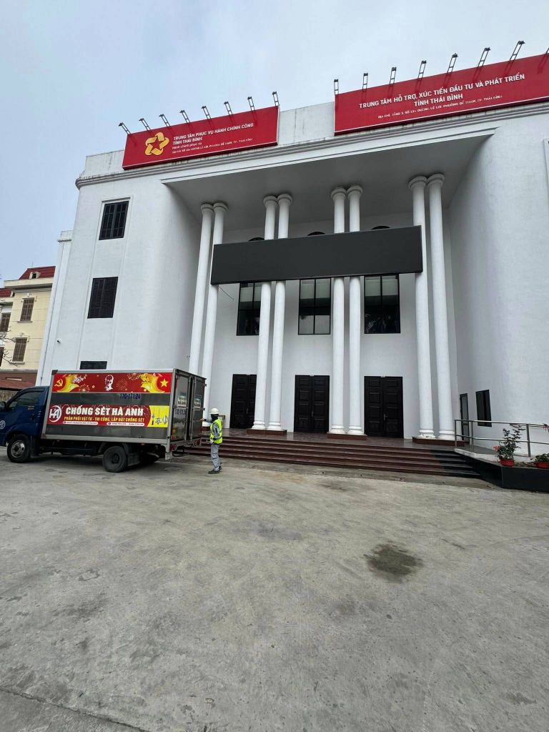 Chống Sét Hà Anh thi công hệ thống chống sét cho Trung tâm Hành chính công tỉnh Hưng Yên