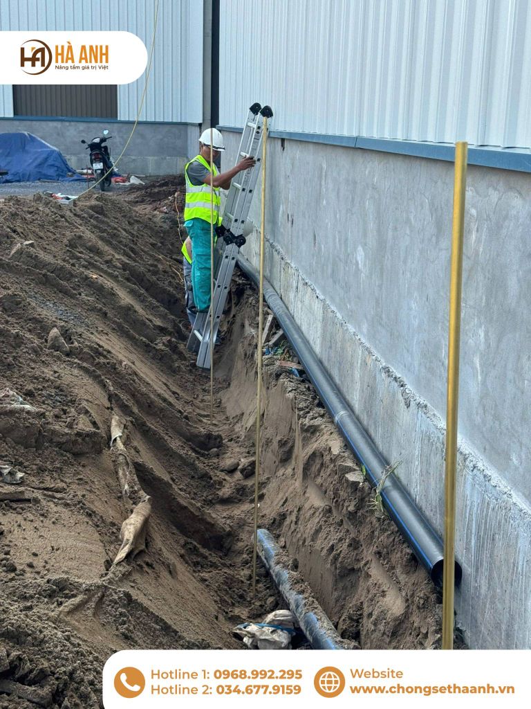 Vật tư chống sét có CO CQ sử dụng tại Nhà máy Thép Nhật Quang Hưng Yên