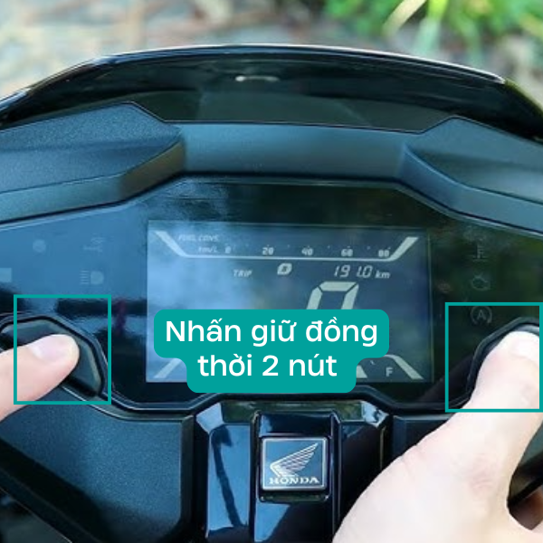 HƯỚNG DẪN TỰ CHỈNH GIỜ ĐỒNG HỒ XE HONDA AIR BLADE 2023 - 2025