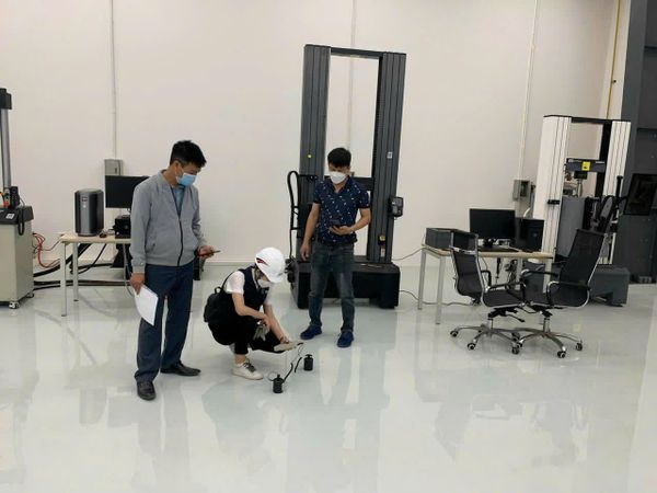 Đo điện trở sơn epoxy chống tĩnh điện