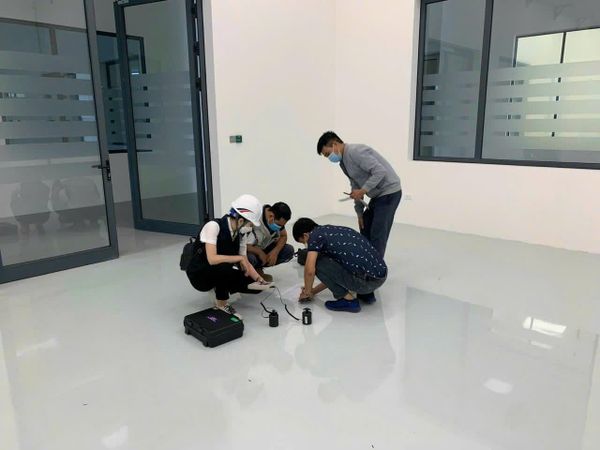 Hệ sơn epoxy ESD dùng vật liệu dẫn điện Carbon Black Graphene Sợi kim loại