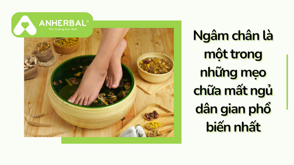 ngam chan la mot trong nhung phuong phap chua mat ngu pho bien nhat