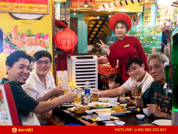 Nhà hàng Nông Thôn Đại Việt - điểm thưởng thức ẩm thực lý tưởng giữa lòng phường Bến Thành