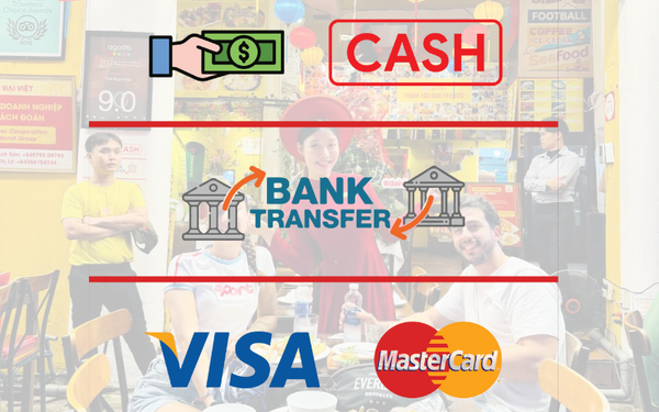 There are various payment methods available at Lua Dai Viet restaurant