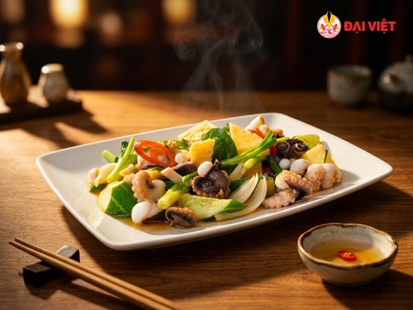 The Vietnamese dishes at the restaurant are diverse and flavorful