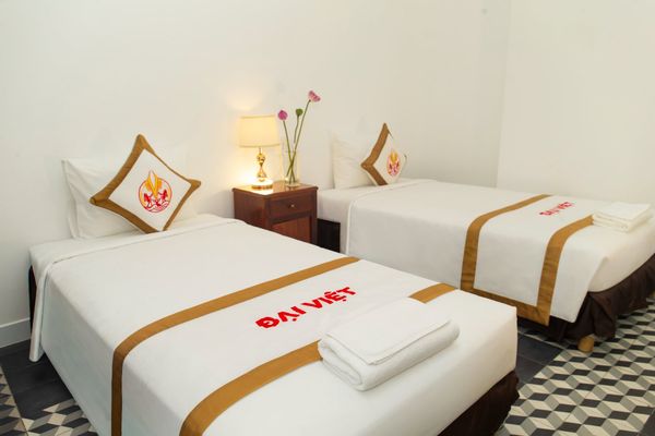 Khách sạn The Rice nằm phía trên nhà hàng Đại Việt