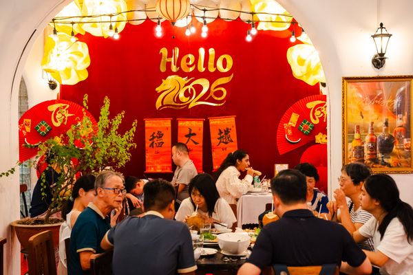 Không gian nhà hàng Đại Việt rộng rãi, thoải mái cho mọi du khách