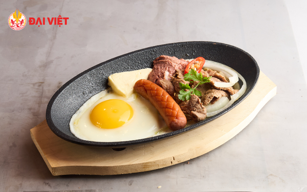 Bánh mì thập cẩm áp chảo