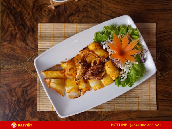 Mực nướng thơm lừng