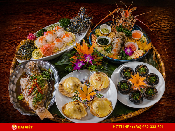 Menu nhà hàng đa dạng