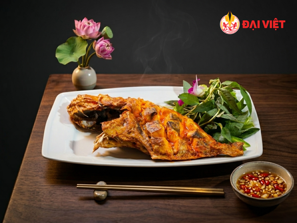 Cá bò giáp nướng muối ớt