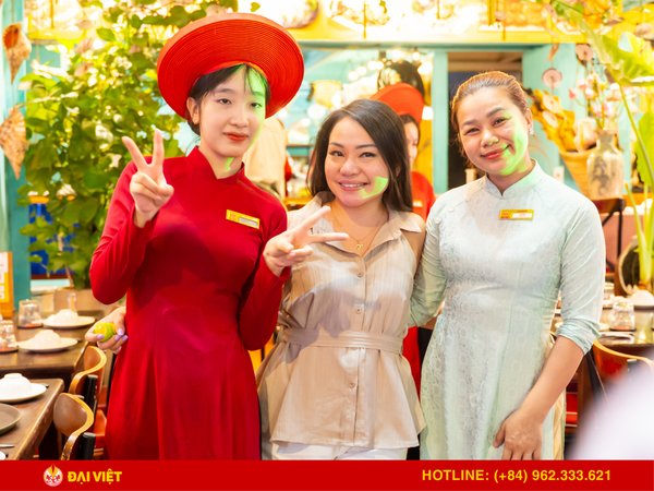 Nhà hàng Đại Việt có sự đồng nhất về phong cách phục vụ lẫn hương vị ẩm thực