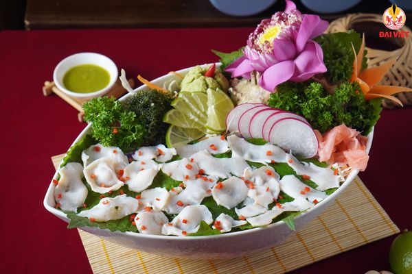 Các món ăn tại nhà hàng Ốc Đại Việt không chỉ ngon mà còn đẹp mắt