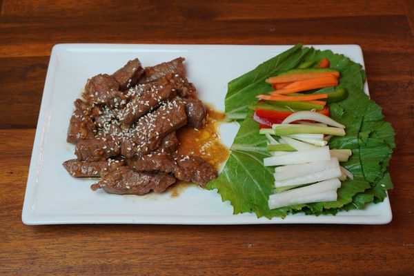 Bò cuộn cải bẹ xanh