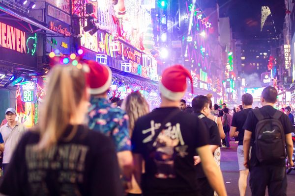 Christmas atmosphere in District 1