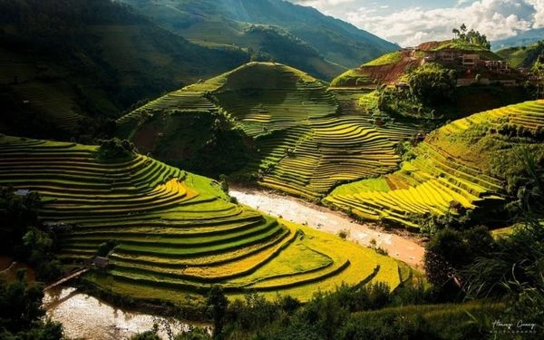 Mù Cang chải được coi là thiên đường của ruộng bậc thang (nguồn: Hùng Cường)