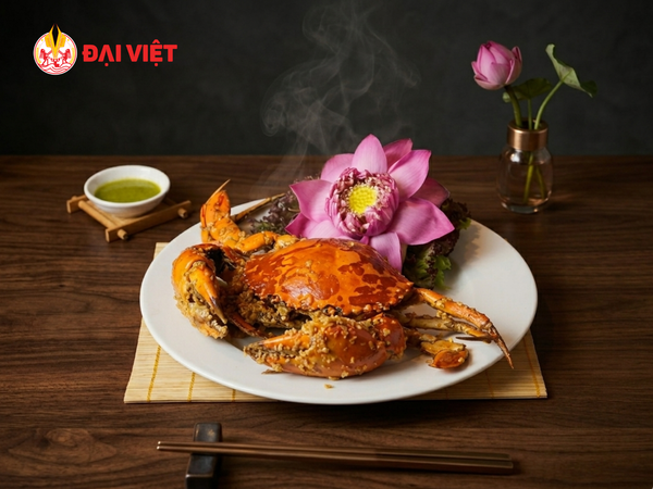 Pan-fried Ca Mau Crab w/ Garlic & Butter