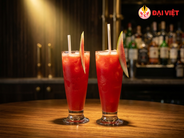 The drinks menu at Dai Viet Rice Restaurant is extensive.