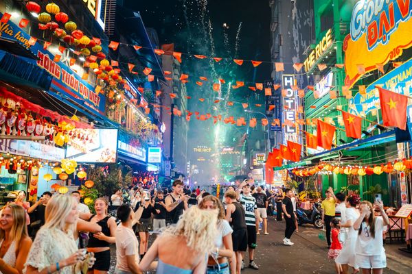 Bùi Viện - điểm đến sôi động giữa lòng Sài Gòn trong dịp lễ hội