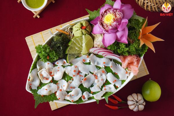 Nhà hàng mang đến những món ăn không chỉ ngon miệng và đẹp mắt