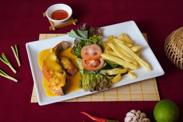 Salmon with Orange Sauce