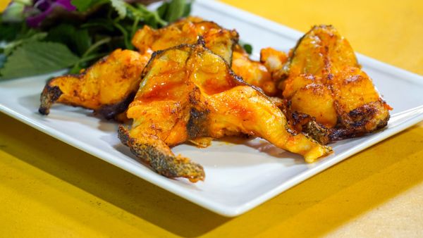 Salt & chili grilled grouper