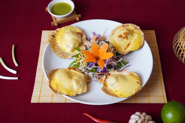 Sò điệp Hokaido đút lò phô mai