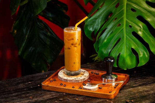 The coffee at Sen Dai Viet fills the whole street corner with its fragrant aroma