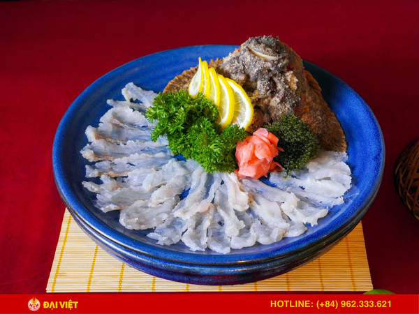Fresh seafood, each piece of meat is translucent