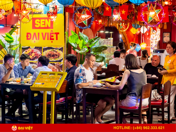 Nhà hàng Đại Việt - nổi tiếng với ẩm thực ngon, đa dạng tại phường Bến Thành