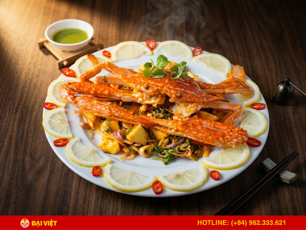 The seafood at the restaurant is fresh and delicious
