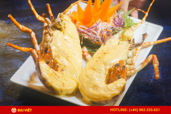 Baked Tropical Rock Lobster w/ Cheese