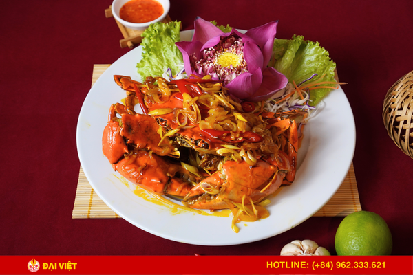 Pan-fried Ca Mau Crab w/ Dai Viet Sauce