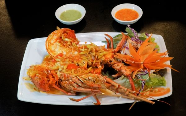 Tôm hùm bông sốt lúa đại việt