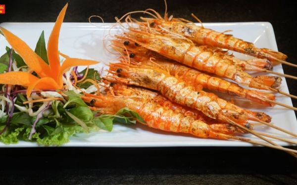 Tôm Sú Nướng Muối Ớt