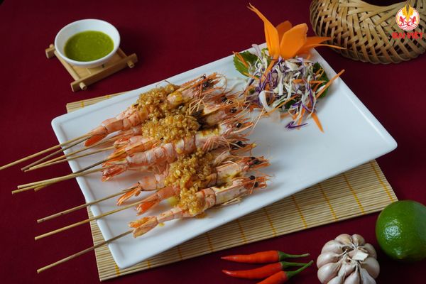 Tôm Sú Nướng Bơ Tỏi