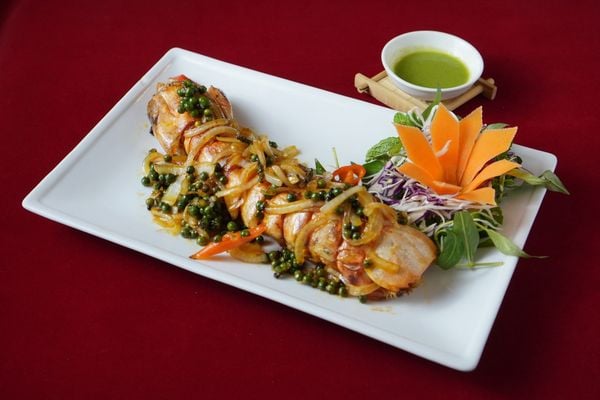 Tôm tích khổng lồ cháy tiêu xanh