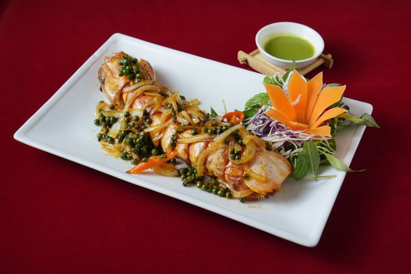 Tôm Tích Khổng Lồ Cháy Tiêu Xanh