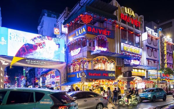 Have dinner at Dai Viet Restaurant and rest at The Rice Hotel