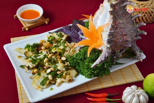 The menu at Dai Viet restaurant is very diverse and attractively presented.