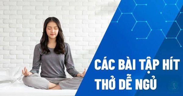 bài tập thở giúp ngủ ngon