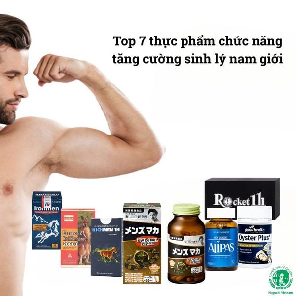 Top 7 thực phẩm chức năng tăng cường sinh lý nam giới