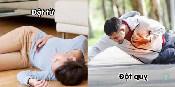 phân biệt đột tử và đột quỵ