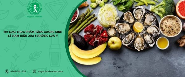 thực phẩm tăng cường sinh lý nam giới